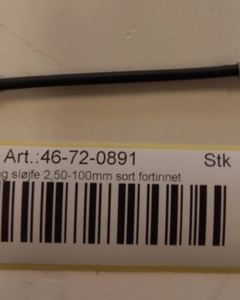 Lap Cable 95 2.5-100mm Black